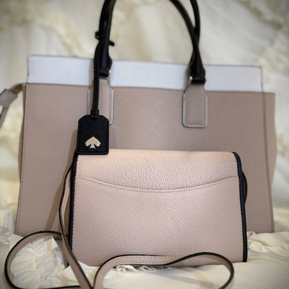 Kate Spade New York Saffiano Leather Top Handle Bag + Matching Summer Ward Place - Picture 2 of 4